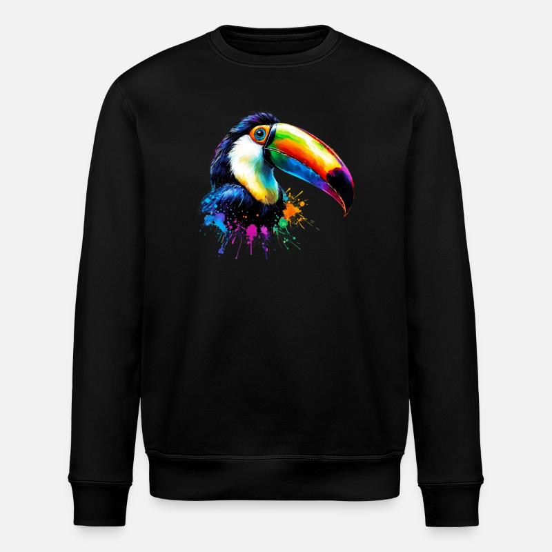 Toucan - Sweat bio ROLLER Stanley/Stella Unisexe - noir