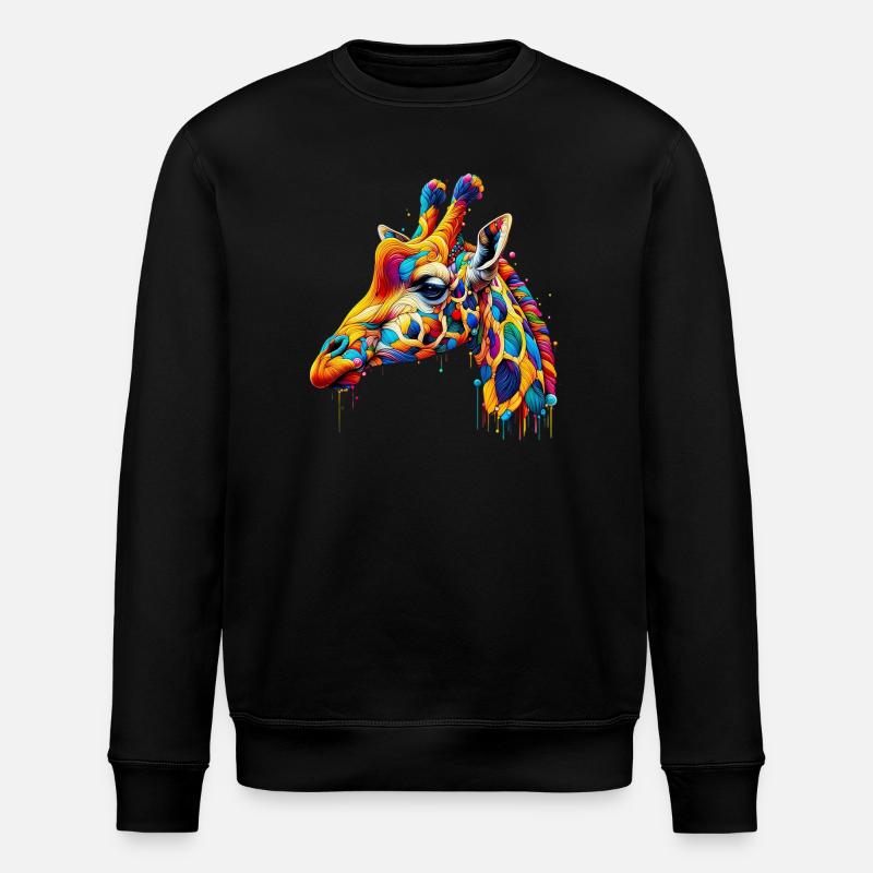 Girafe - Sweat bio ROLLER Stanley/Stella Unisexe - noir