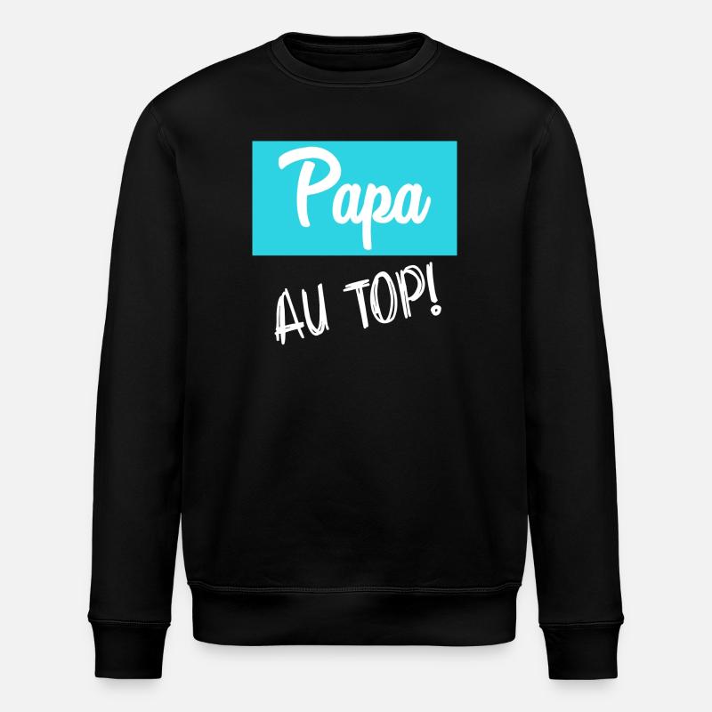 PAPA - Stanley/Stella Unisex Bio-Sweatshirt ROLLER - Schwarz