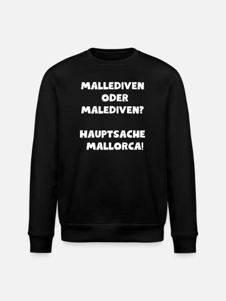 Hauptsache Mallorca - Stanley/Stella Unisex Bio-Sweatshirt ROLLER - Schwarz