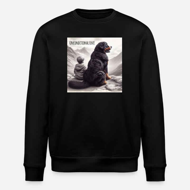 Bouvier bernois - Sweat bio ROLLER Stanley/Stella Unisexe - noir