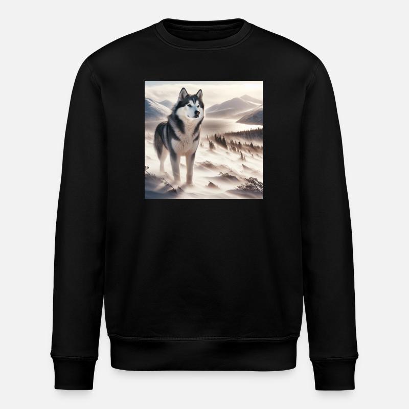 Rauque - Sweat bio ROLLER Stanley/Stella Unisexe - noir