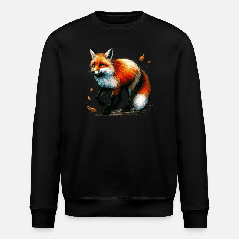 Fuchs - Stanley/Stella Unisex Bio-Sweatshirt ROLLER - Schwarz