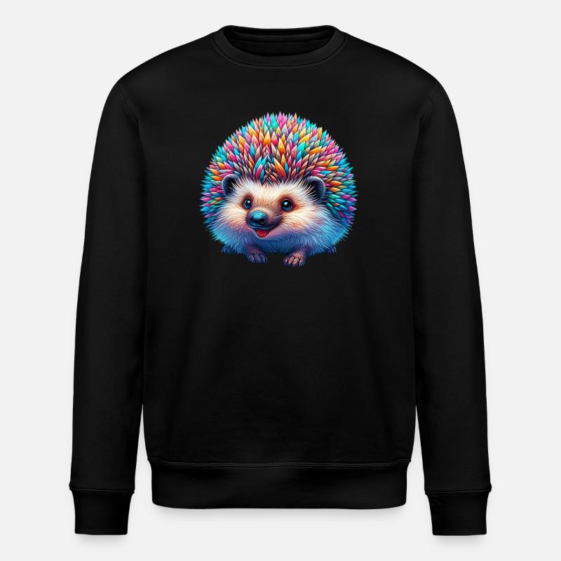 Igel - Stanley/Stella Unisex Bio-Sweatshirt ROLLER - Schwarz