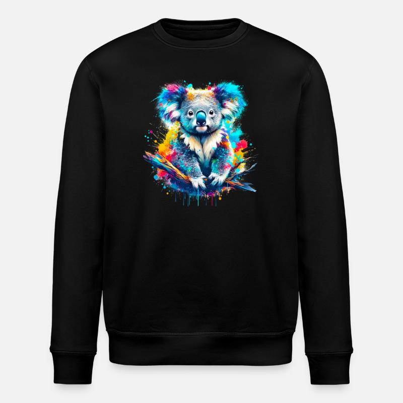 Koala - Sweat bio ROLLER Stanley/Stella Unisexe - noir