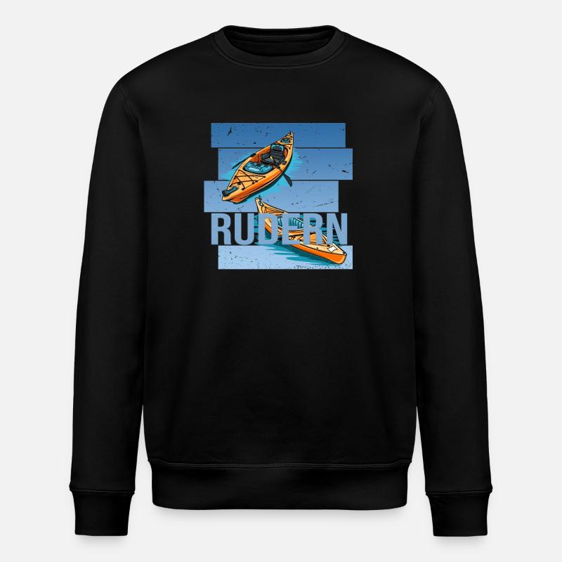 Rudern - Stanley/Stella Unisex Bio-Sweatshirt ROLLER - Schwarz