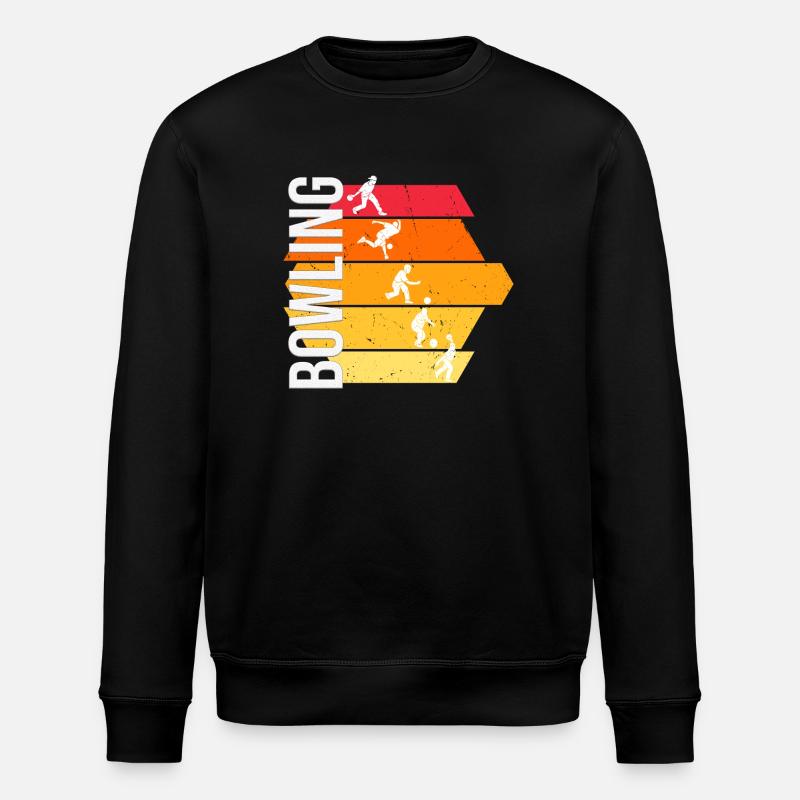 Bowling - Stanley/Stella Unisex Bio-Sweatshirt ROLLER - Schwarz