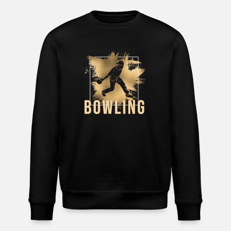 Bowling - Stanley/Stella Unisex Bio-Sweatshirt ROLLER - Schwarz
