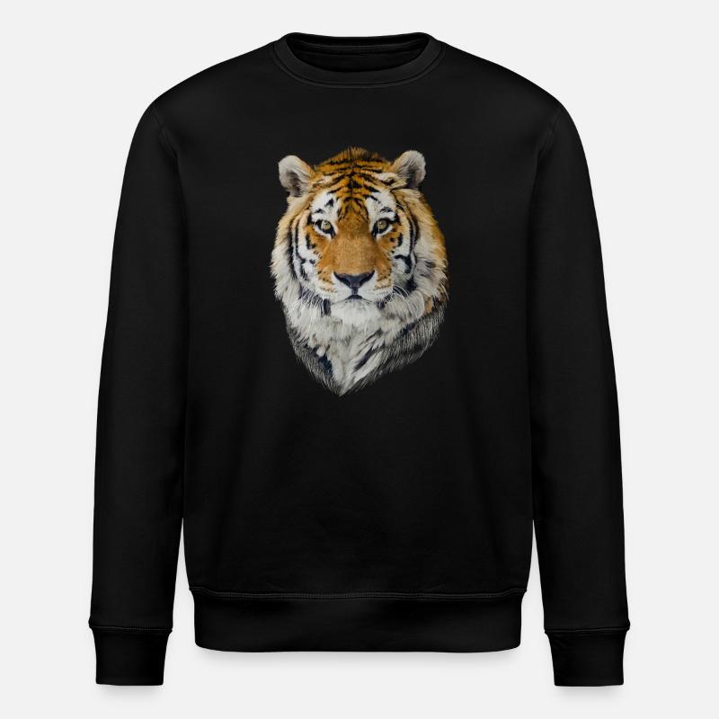 Tiger - Stanley/Stella ROLLER Unisex Organic Sweatshirt - black