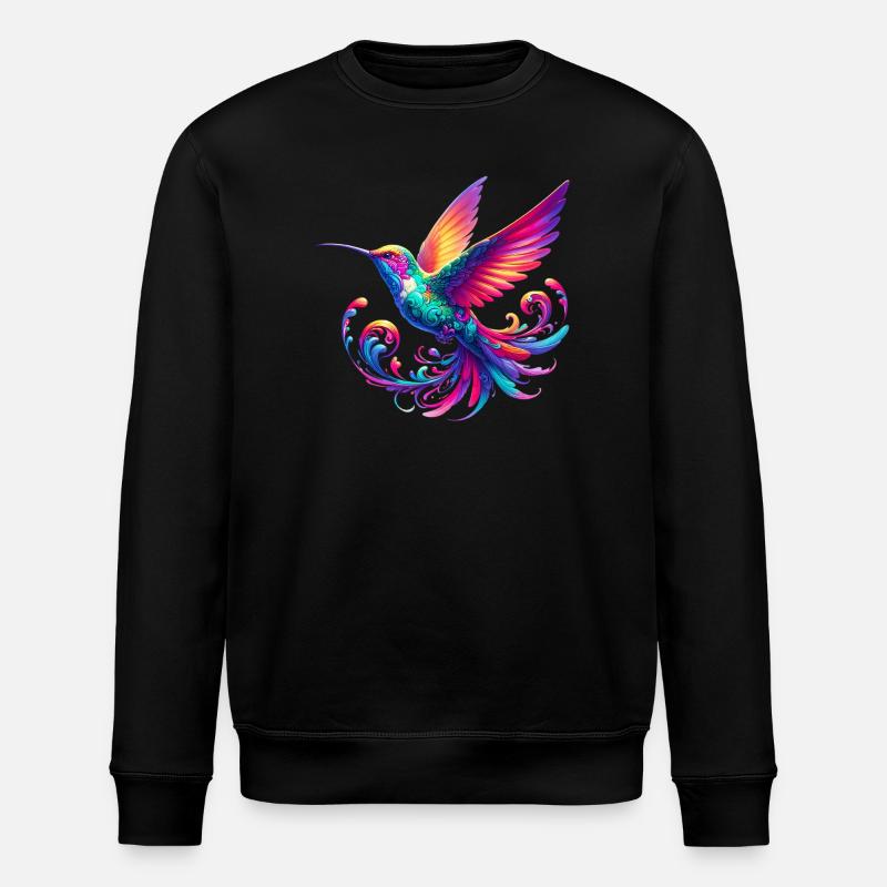 Kolibri - Stanley/Stella Unisex Bio-Sweatshirt ROLLER - Schwarz