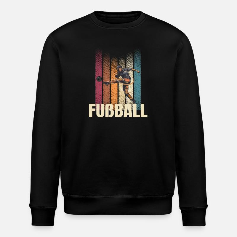 Fußball - Stanley/Stella Unisex Bio-Sweatshirt ROLLER - Schwarz