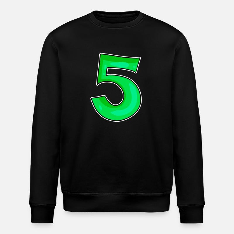 Numéro 5 Numéro Vert - Sweat bio ROLLER Stanley/Stella Unisexe - noir
