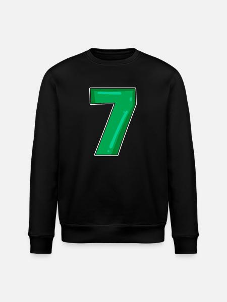 7 Numéro vert - Sweat bio ROLLER Stanley/Stella Unisexe - noir