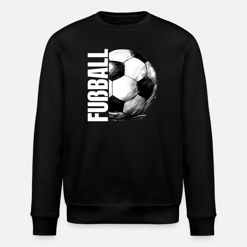 Fußball - Stanley/Stella Unisex Bio-Sweatshirt ROLLER - Schwarz