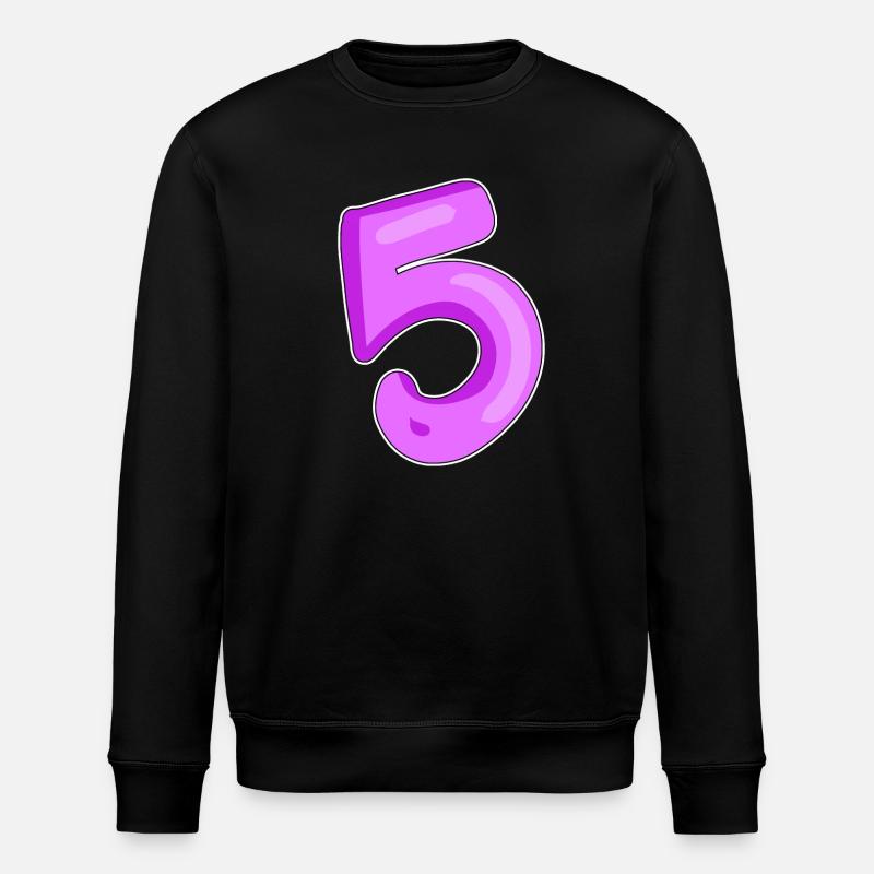 Numéro numéro 5 - Sweat bio ROLLER Stanley/Stella Unisexe - noir