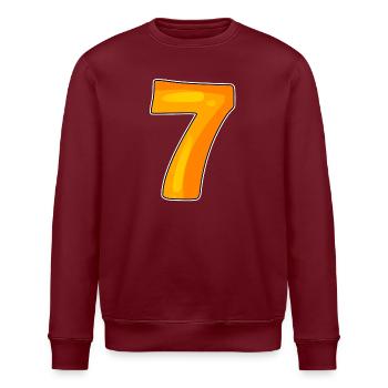 7 - Stanley/Stella Unisex Bio-Sweatshirt ROLLER - Burgunderrot - Vorne - Nik (191cm)