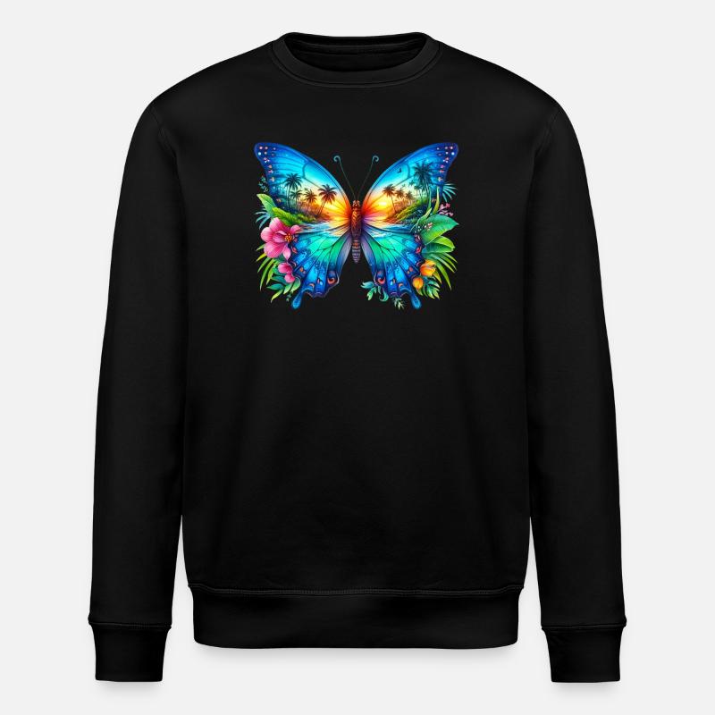 Papillon - Sweat bio ROLLER Stanley/Stella Unisexe - noir