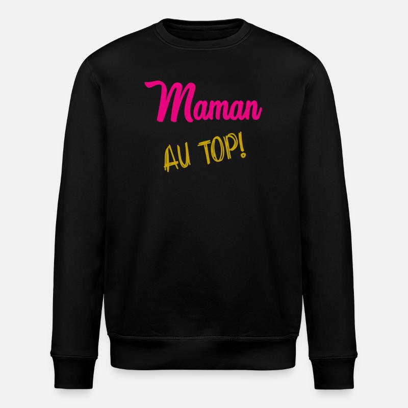 MAMAN - Sweat bio ROLLER Stanley/Stella Unisexe - noir