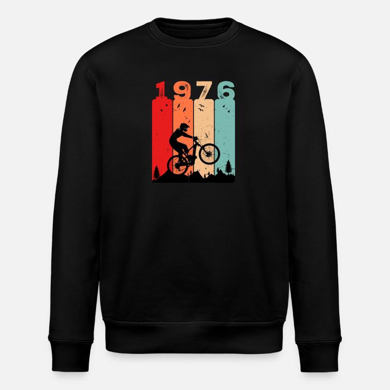 Millésime 1976 - Sweat bio ROLLER Stanley/Stella Unisexe - noir