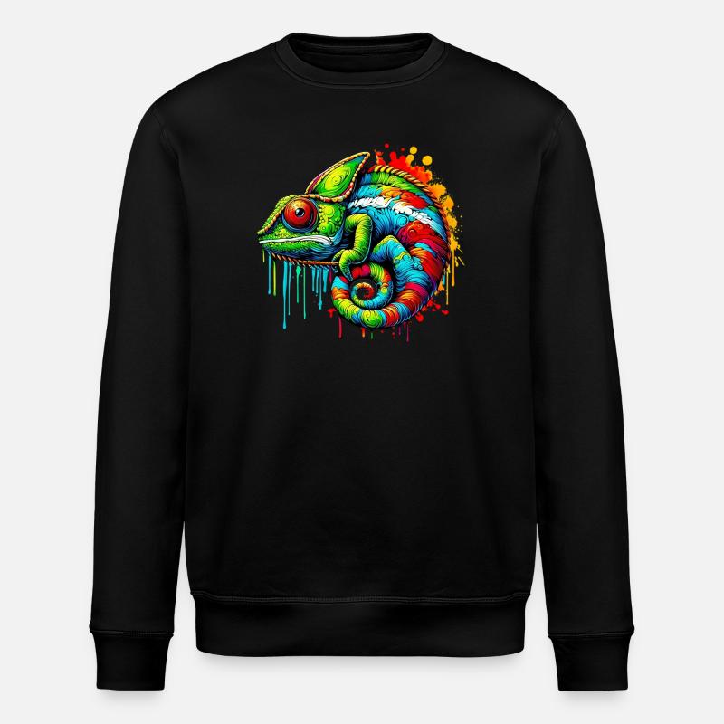 Chameleon - Stanley/Stella ROLLER Unisex Organic Sweatshirt - black