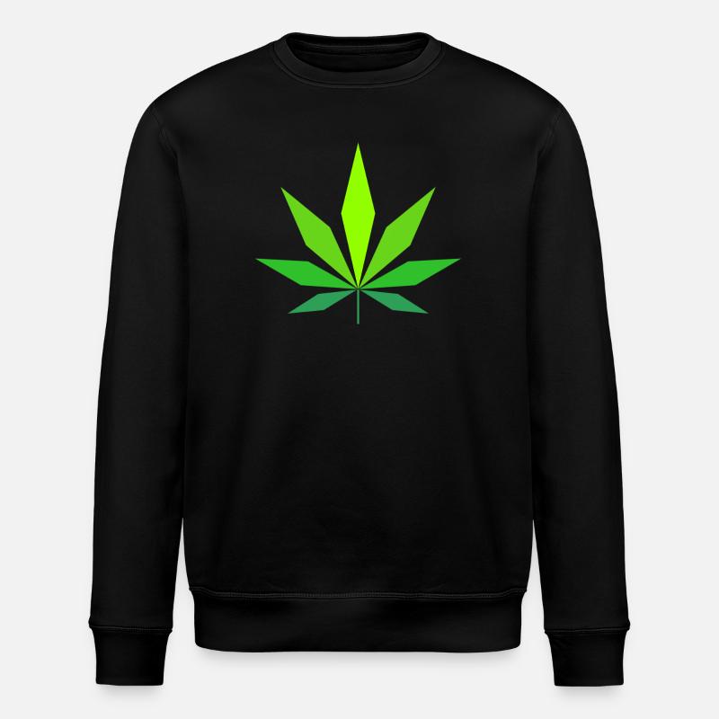Cannabis - Stanley/Stella Unisex Bio-Sweatshirt ROLLER - Schwarz