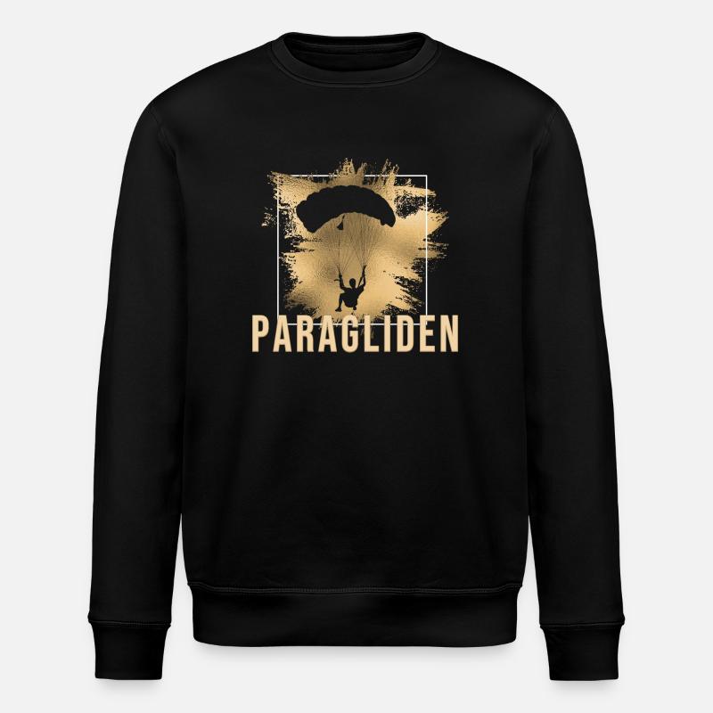 Paragliden - Stanley/Stella Unisex Bio-Sweatshirt ROLLER - Schwarz