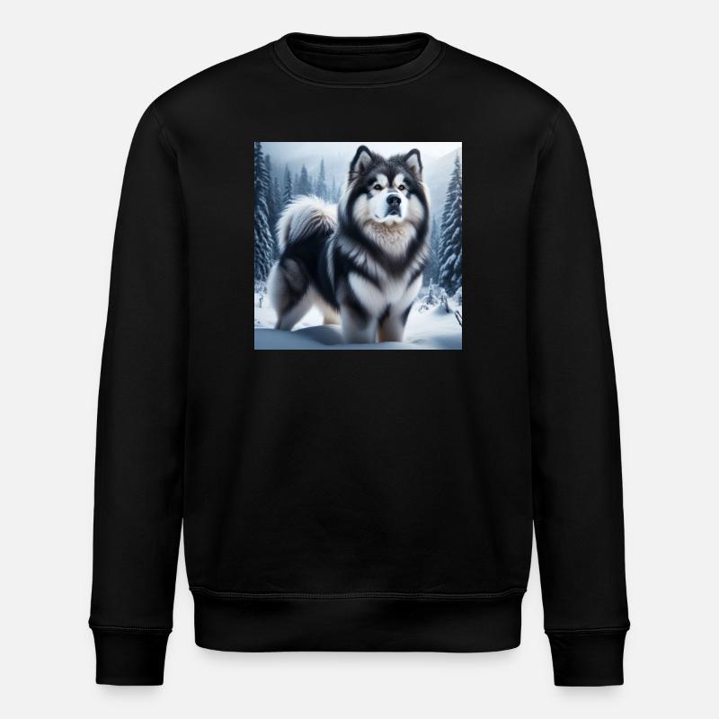 Malamute d’Alaska - Sweat bio ROLLER Stanley/Stella Unisexe - noir