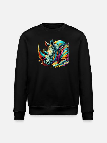 Nashorn - Stanley/Stella Unisex Bio-Sweatshirt ROLLER - Schwarz