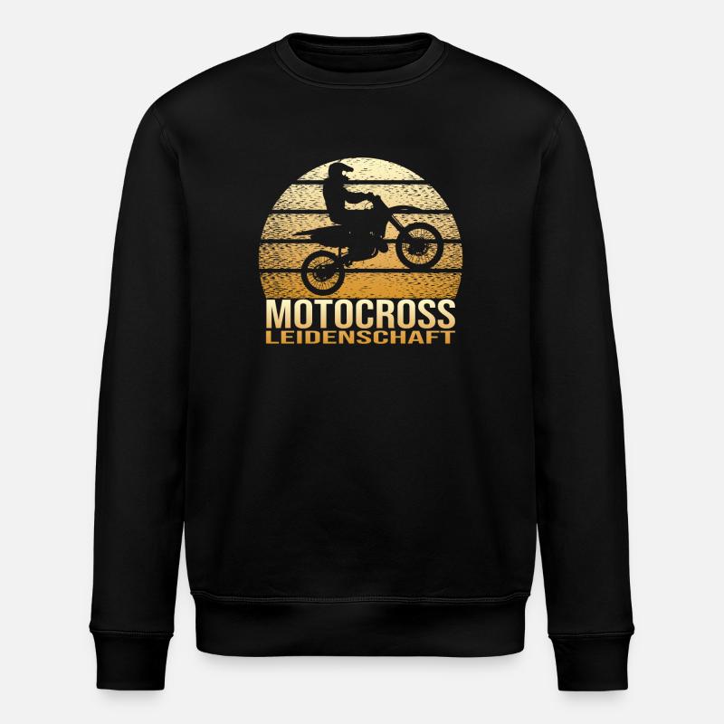 Motocross Leidenschaft - Stanley/Stella Unisex Bio-Sweatshirt ROLLER - Schwarz