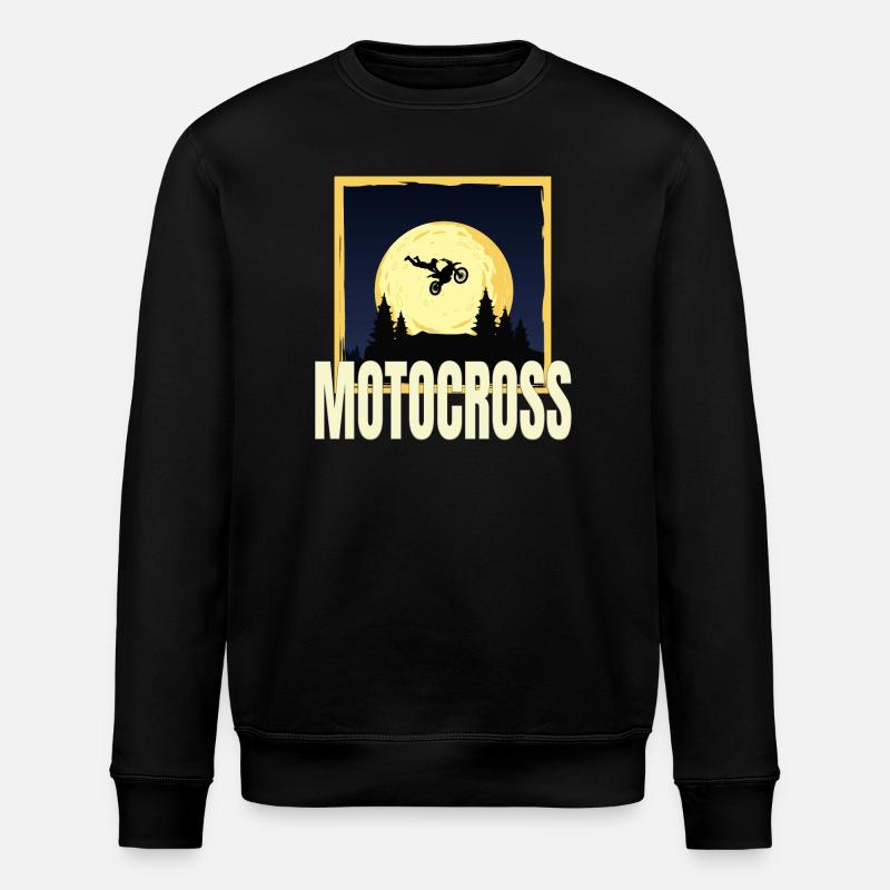 Motocross - Stanley/Stella Unisex Bio-Sweatshirt ROLLER - Schwarz