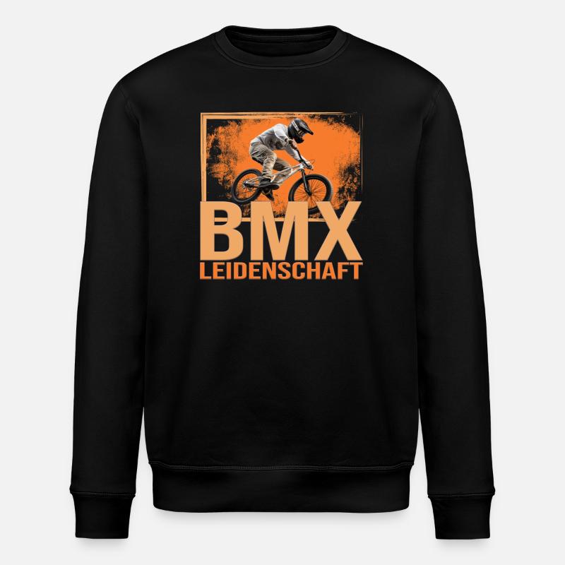 BMX Leidenschaft - Stanley/Stella Unisex Bio-Sweatshirt ROLLER - Schwarz