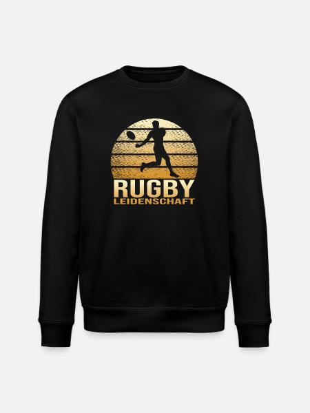Rugby Leidenschaft - Stanley/Stella Unisex Bio-Sweatshirt ROLLER - Schwarz