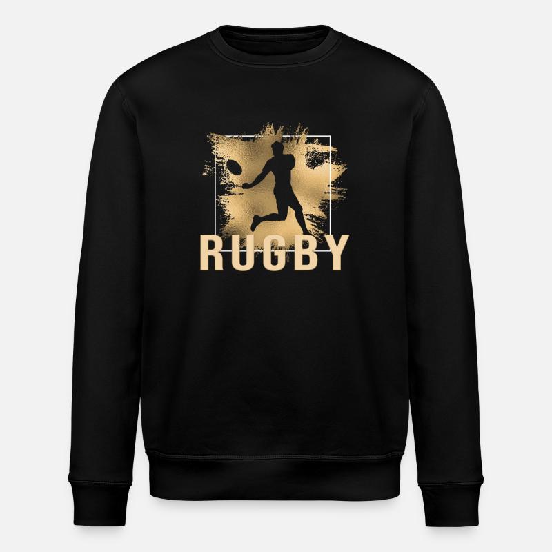 Rugby - Stanley/Stella Unisex Bio-Sweatshirt ROLLER - Schwarz