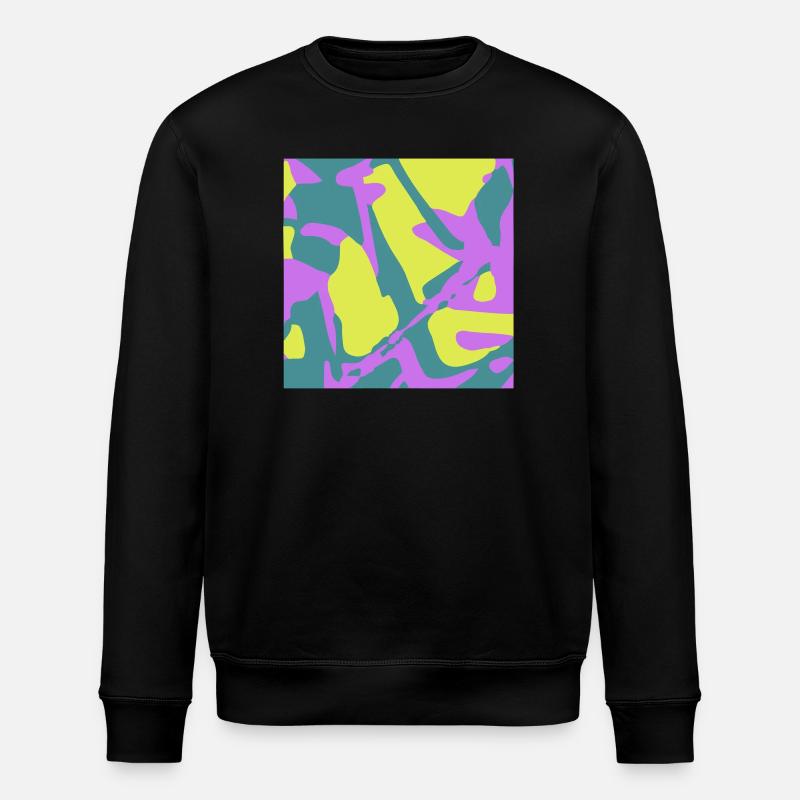Camouflage - Stanley/Stella Unisex Bio-Sweatshirt ROLLER - Schwarz