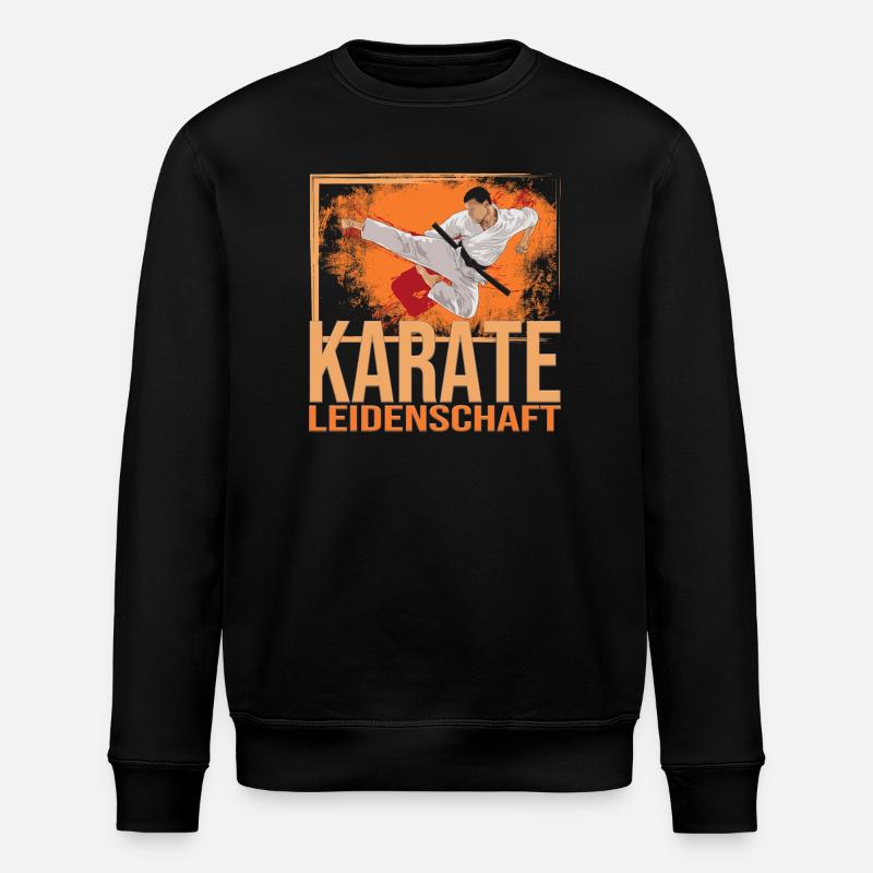 Karate Leidenschaft - Stanley/Stella Unisex Bio-Sweatshirt ROLLER - Schwarz