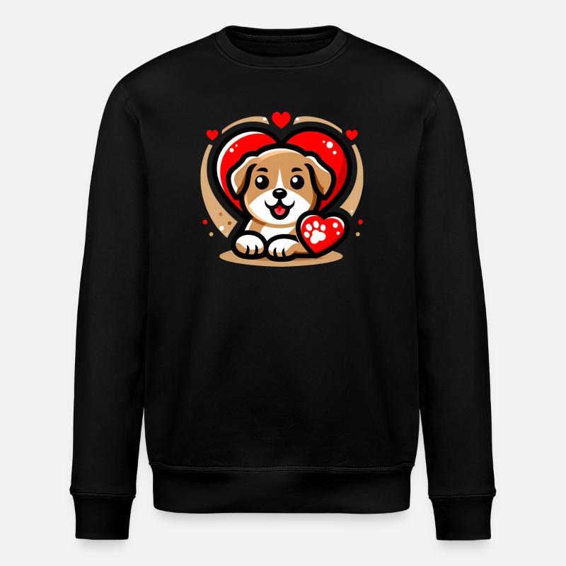 Amour De Chien 1 - Sweat bio ROLLER Stanley/Stella Unisexe - noir