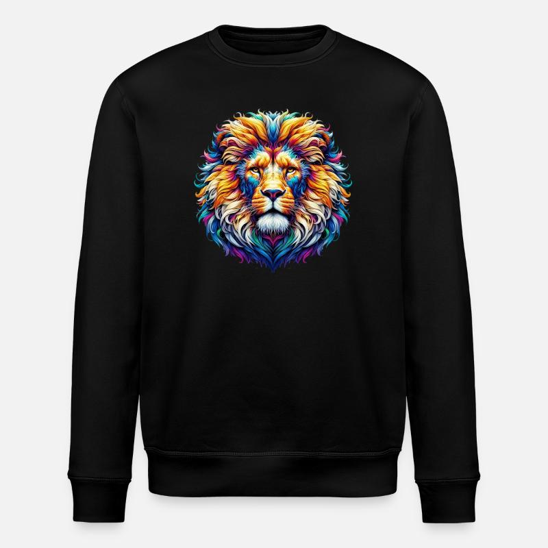 Lion - Stanley/Stella ROLLER Unisex Organic Sweatshirt - black