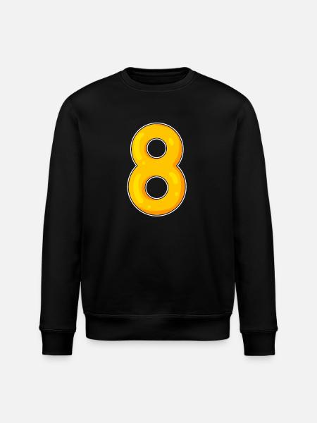 8 Yellow - Stanley/Stella ROLLER Unisex Organic Sweatshirt - black