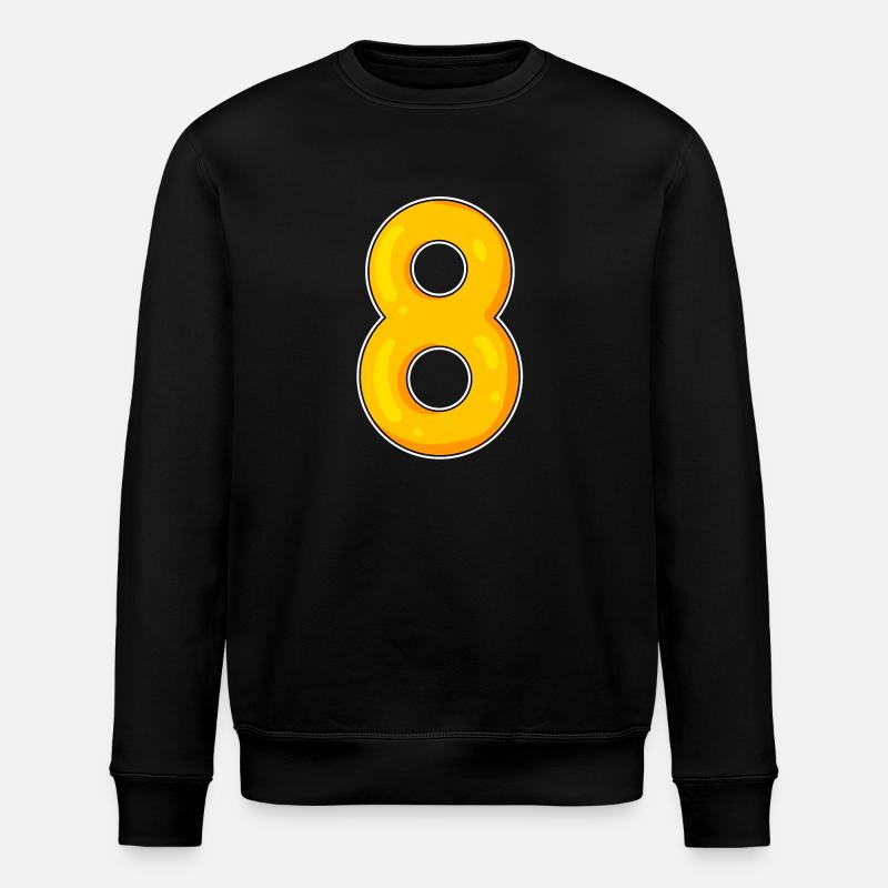 8 Gelb - Stanley/Stella Unisex Bio-Sweatshirt ROLLER - Schwarz