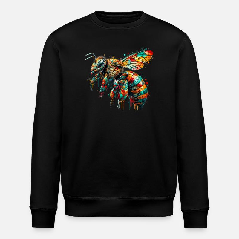 Abeille - Sweat bio ROLLER Stanley/Stella Unisexe - noir