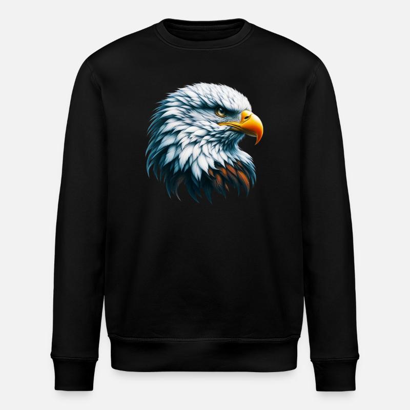 Eagle - Stanley/Stella ROLLER Unisex Organic Sweatshirt - black
