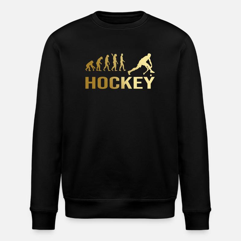 Evolution Hockey - Stanley/Stella Unisex Bio-Sweatshirt ROLLER - Schwarz