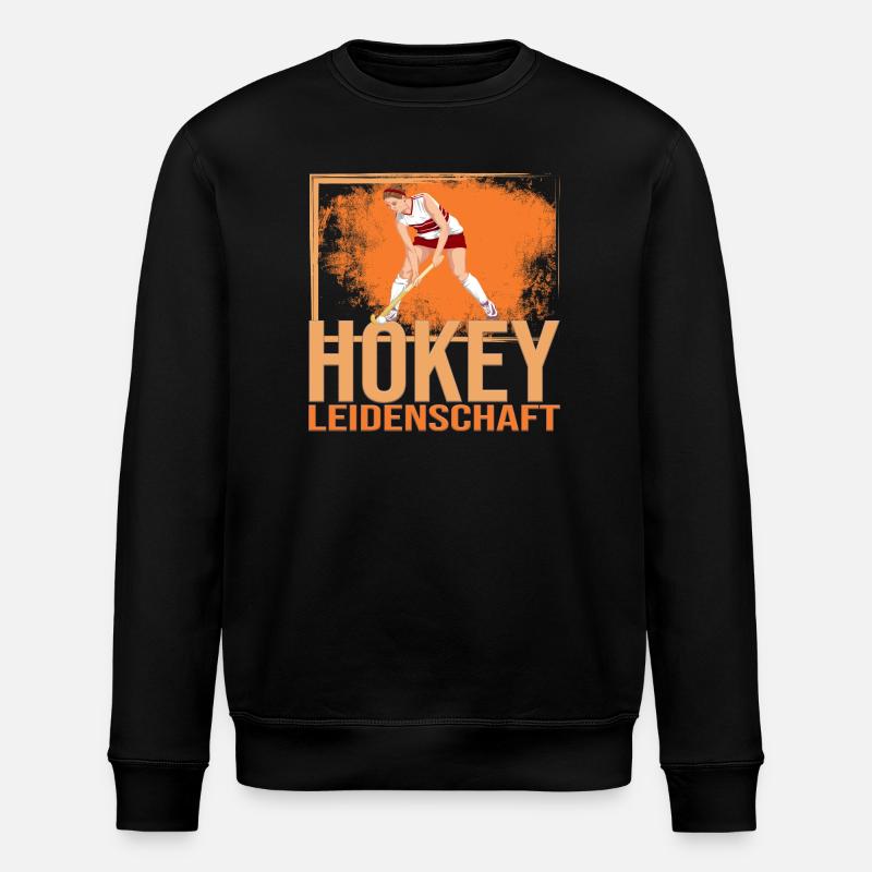 Hockey Leidenschaft - Stanley/Stella Unisex Bio-Sweatshirt ROLLER - Schwarz
