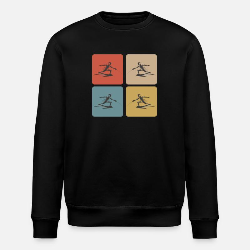 Clôtures - Sweat bio ROLLER Stanley/Stella Unisexe - noir