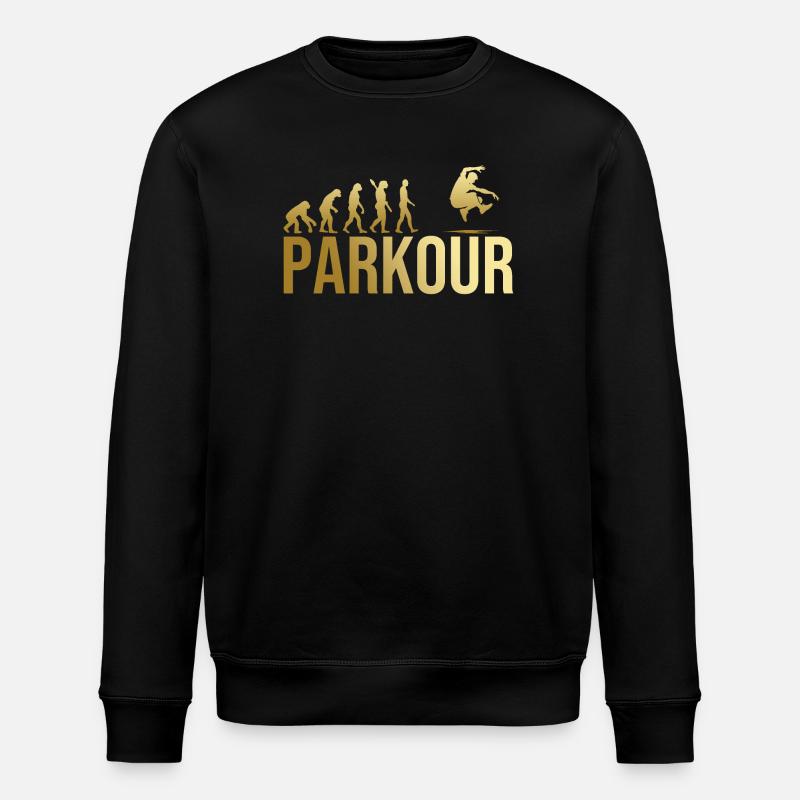 Evolution Parkour - Stanley/Stella Unisex Bio-Sweatshirt ROLLER - Schwarz