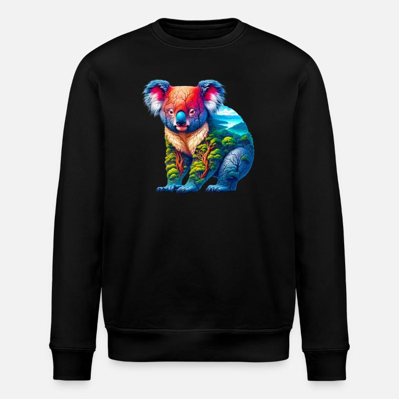 Koala - Sweat bio ROLLER Stanley/Stella Unisexe - noir