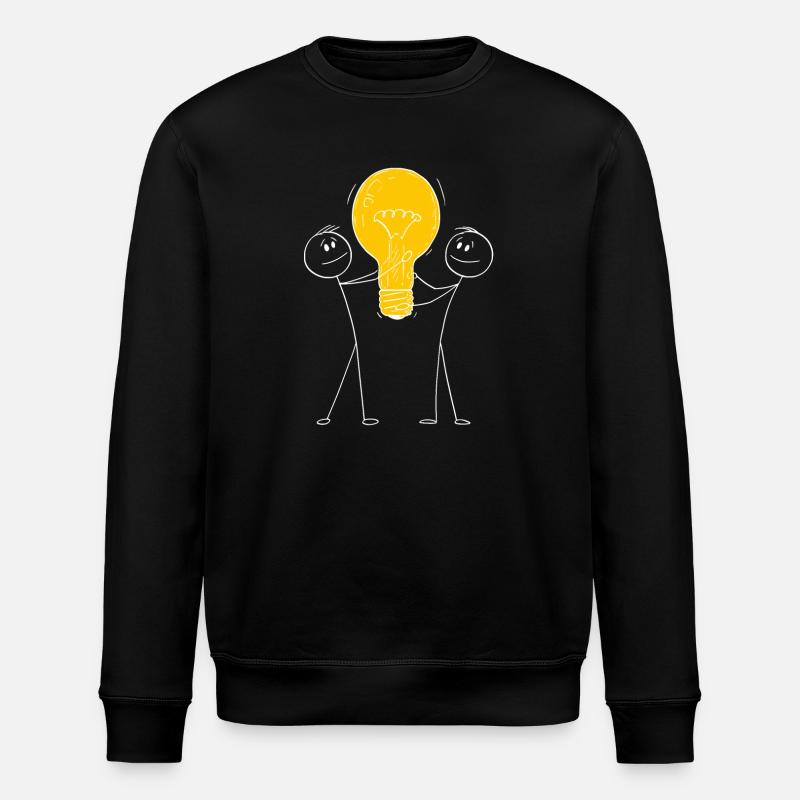 Inner light illuminate the outside - Sweat bio ROLLER Stanley/Stella Unisexe - noir