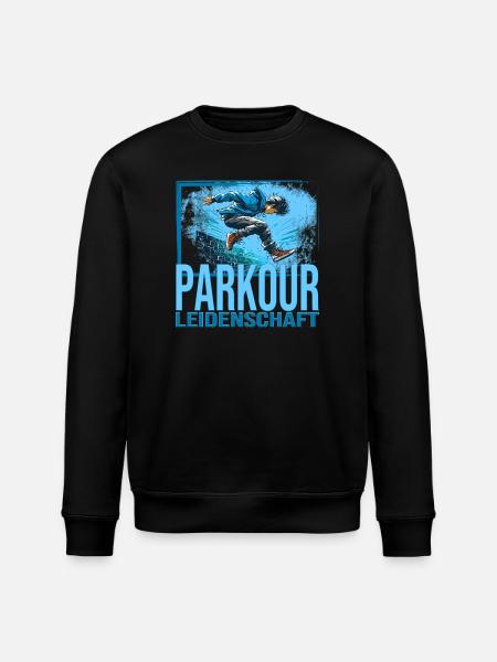 Parkour Leidenschaft - Stanley/Stella Unisex Bio-Sweatshirt ROLLER - Schwarz