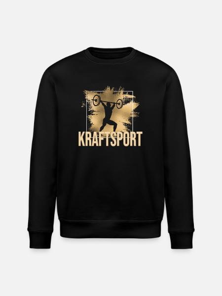 Kraftsport - Stanley/Stella Unisex Bio-Sweatshirt ROLLER - Schwarz
