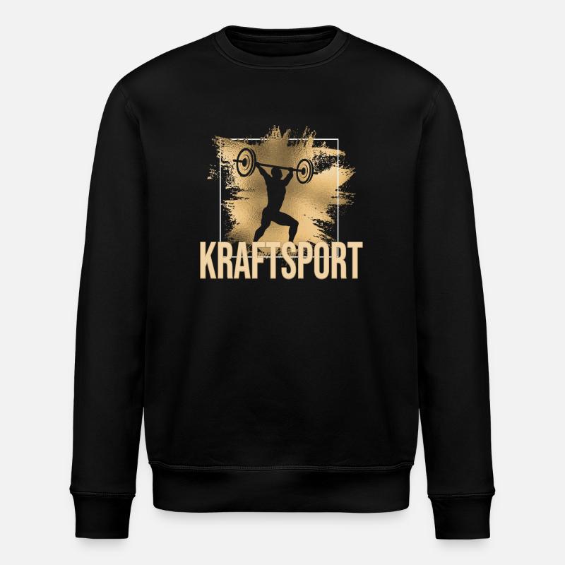 Kraftsport - Stanley/Stella Unisex Bio-Sweatshirt ROLLER - Schwarz
